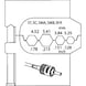 GEDORE modular insert for fiber optic cables 1830678 - Crimping pliers - 1