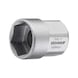 GEDORE socket 1/2 inch short 16 mm 2225905 - Socket 1/2" (hexagon) - 2