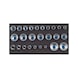 GEDORE socket set 1/2 inch in check tool module 26-piece 2308908 - Socket wrench set - 1