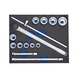 GEDORE socket wrench assortment 3/4 inch in check tool module 14-piece 2752727 - Socket wrench set - 1
