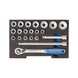 GEDORE socket set 1/2 inch in 1/2 L-BOXX 136 module 21-piece 2836009 - Socket wrench set - 1