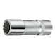 GEDORE Sockets 1/2 inch long UD profile 3/4 inch 6141730 - XZN multi-tooth screwdriver bit - 1