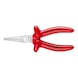 GEDORE VDE round nose pliers with dipped insulation 160 mm 6717110 - Round nose pliers - 1