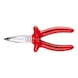 GEDORE VDE Snipe nose pliers with dipped insulation 200 mm 6721810 - Needle nose pliers - 1