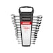 GEDORE RED Combination wrench set SW 8-19 mm 12-piece 3300850 - Ratchet wrench set - 1