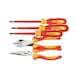GEDORE RED VDE tool set 2xpliers+PH+SL 5-piece 3301414 - Hand tool assortment - 1