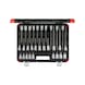 GEDORE RED Screwdriver bits 1/2 inch hexagon 30-piece 3301573 - Screwdriver bits (assortment) - 1
