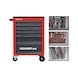 GEDORE RED tool set in MECHANIC workshop trolley red 129-piece 3301673 - Hand tool assortment - 1