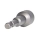 KS TOOLS 1/4 inch screw-in tool, magnetic, 13 mm - 1/4 inch screwdriver bits - 1