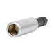 KS TOOLS 1/4 inch magnetic bit holder, 50 mm - Magnetic bit holder - 1