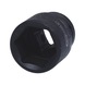 1/2 inch hex power socket, short, 25 mm on hanger - 1/2 inch hex power socket - 1