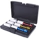 1/2 inch aluminium power socket set, long, 6-piece - 1/2 inch 12-point power socket set - 1