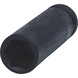 1/2 inch hex power socket, long, 16 mm on hanger - 1/2 inch hex power socket - 1