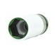1/2 inch aluminium rim power socket, long, 22 mm - 1/2 inch aluminium rim power socket - 1