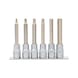 KS TOOLS 1/2 Zoll Bit-Stecknuss-Satz Innensechskant, lang, 6-teilig - Steckschl&uuml;ssel (Satz) - 1