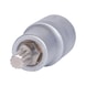 1/2 inch bit socket XZN, M8, 55 mm on hanger - 1/2 inch bit socket XZN - 1
