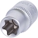 1/4 inch TX E socket, E10 911.4332 - 1/4 inch Torx E socket - 1