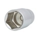 1/2 inch hex socket, long, 32 mm on hanger - 1/2 inch hex socket - 1