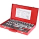 1/4 inch, 1/2 inch socket wrench set, 52 pieces - Socket wrench (set) - 1