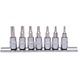 1/4 inch CHROMEplus TX socket set, 7-piece, T10-T40 - CHROMEplus socket wrench (set) - 1