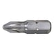 1/4 inch STAINLESS STEEL bit, 25 mm, PZ3 - 1/4 inch STAINLESS STEEL bit - 1