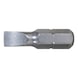 1/4 inch STAINLESS STEEL flat bit, 25 mm, 3 mm - 1/4 inch STAINLESS STEEL bit, slotted - 1