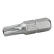 1/4 inch TX bit, bore, 25 mm, TB7 - 1/4 inch Torx bit with hole - 1