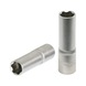 1/4 inch socket, long, 8 mm on hanger - 1/4 inch socket - 3