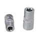 1/4 inch TX E socket, E7 on hanger - 1/4 inch Torx E socket - 3