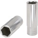 1/4 inch hex socket, long, 5 mm - 1/4 inch hex socket - 1