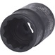3/4 inch 12-point drive shaft power socket, 24 mm - 3/4 inch 12-point drive shaft power socket - 1