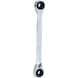 4 in 1 GEARplus double ratchet ring spanner, reversible, 8x9x10x11mm - 4 in 1 GEARplus reversible double ratchet ring spanner - 1