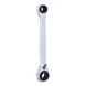 KS TOOLS 4-in-1 GEARplus reversible double ratchet ring spanner, 8x10x12x13 mm - 4 in 1 GEARplus reversible double ratchet ring spanner - 1