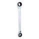 KS TOOLS 4-in-1 GEARplus reversible double ratchet ring spanner, 14x17x18x19 mm - 4 in 1 GEARplus reversible double ratchet ring spanner - 1
