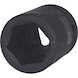 3/4 inch hex power socket, short, 27 mm - 3/4 inch hex power socket - 1
