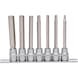 3/8 inch hex socket bit socket set, long, 7-piece - Socket wrench (set) - 1