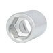 3/4 inch hex socket, short, 24 mm on hanger - 3/4 inch hex socket - 1