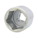 3/4 inch hex socket, short, 38 mm on hanger - 3/4 inch hex socket - 1