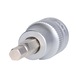 3/8 inch hex socket bit socket, 5 mm on hanger - 3/8 inch hex socket bit - 1
