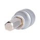 3/8 inch hex socket bit socket, 8 mm on hanger - 3/8 inch hex socket bit - 1