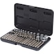 1/4 inch, 3/8 inch, 1/2 inch TX socket wrench and bit set, 57-piece - Bit set - 1