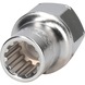 KS TOOLS 19mm TRIPLEplus Durchgangs-Stecknuss, 10mm - 19mm TRIPLEplus Durchgangs-Stecknuss - 1
