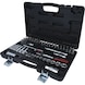 3/8 inch CHROMEplus socket wrench set, 46 pieces - CHROMEplus socket wrench (set) - 1