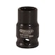 3/8 inch 12-point power socket, short, 10 mm - 3/8 inch 12-point heavy-duty socket - 1