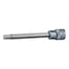 3/8 inch hex socket bit, long, 5 mm on hanger - 3/8 inch hex socket bit - 1