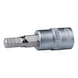 3/8 inch hex socket bit socket, 7 mm on hanger - 3/8 inch hex socket bit - 3