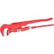 Angle pipe wrench, 90 degree angle, 1 inch - Angle pipe wrench - 1