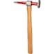 Bodywork flat-point hammer, straight head, 325 mm - Hammer, dent removal tool (parts) - 1