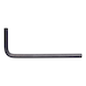 Hexagon socket angle pin wrench, phosphated, short, 4 mm - Hexagon socket angle pin wrench, phosphated, short - 1