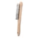 Stainless steel hand wire brush, 3 rows, 290 mm - Brushes - 1